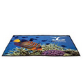 4 X 6 Outdoor Ground Hugger Mat Imprinted (Diamond Pattern)